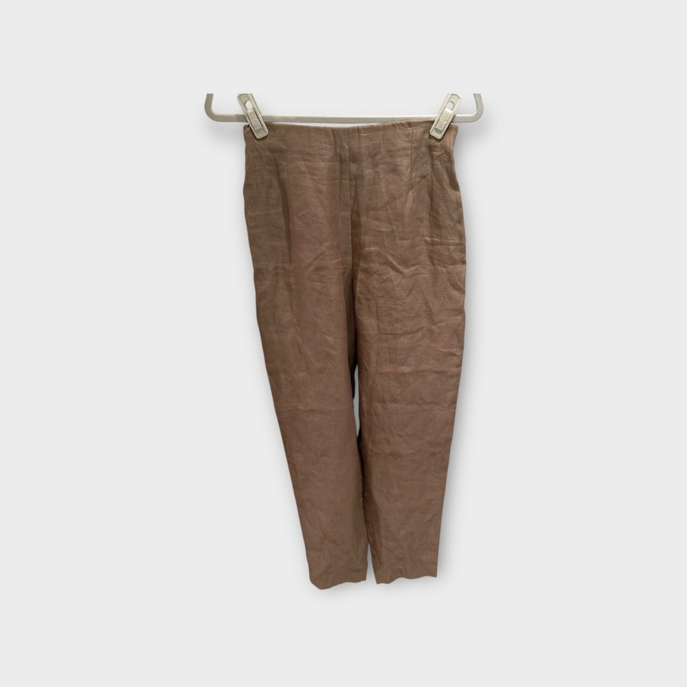 Lafayette 148 New York Linen Blend Pants Womens Size 6 Made in NYC